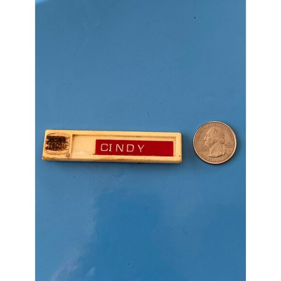 Rare Vintage 70s - 80s Burger King Blank Employee Name Tag ID Badge Fast Food - Picture 2 of 3